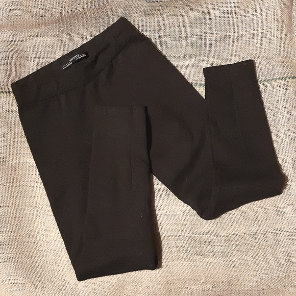 ALL SAINTS •  BLACK RIDLEY MOTO LEGGINGS - Picture 2 of 4